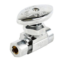 Load image into Gallery viewer, SWEAT MULTI TURN STRAIGHT STOP VALVE ½IN COPPER X 3 / 8IN OD