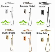 Load image into Gallery viewer, Rainfall 2 Way Shower Systems with Rough-in Valve