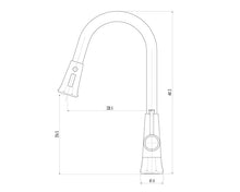 Load image into Gallery viewer, Pull Out Kitchen Faucets 3 Functions 3 colors