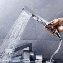 Load image into Gallery viewer, Bathtub Mounted Faucet with Pull Out Hand Held Spray