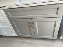 Load image into Gallery viewer, 36'' Solid Wood Double Door - Grey/White