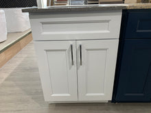 Load image into Gallery viewer, 24″ Solid Wood Vanity with Quartz Countertop , White/Grey