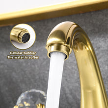 Load image into Gallery viewer, Widespread Faucet Crystal 2-Handle Bathroom Faucet with 3 Holes