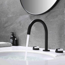Load image into Gallery viewer, Widespread Lavatory Faucet Dual Marble Handles