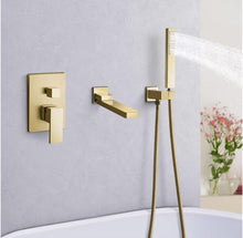 Load image into Gallery viewer, Wall Mounted Bathtub Faucets