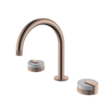 Load image into Gallery viewer, Widespread Lavatory Faucet Dual Marble Handles