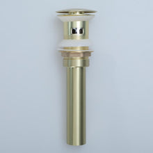 Load image into Gallery viewer, Pop Up Drain With Overflow