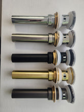 Load image into Gallery viewer, Pop Up Drain With Overflow