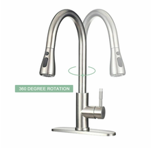 Load image into Gallery viewer, Pull Out Kitchen Faucets 1 or 3 hole Installation