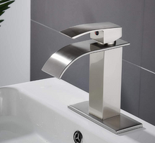 Load image into Gallery viewer, Waterfall 1 or 3 hole Bathroom Faucets