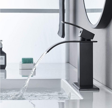Load image into Gallery viewer, Waterfall 1 or 3 hole Bathroom Faucets