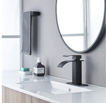 Load image into Gallery viewer, Waterfall 1 or 3 hole Bathroom Faucets