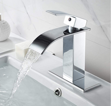 Load image into Gallery viewer, Waterfall 1 or 3 hole Bathroom Faucets
