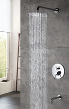 Load image into Gallery viewer, Round 2-Functions Rainfall Shower System Valve Included