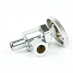Load image into Gallery viewer, PEX MULTI TURN ANGLE STOP VALVE ½PEX X 3 / 8 OD
