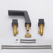Load image into Gallery viewer, Widespread Faucet 2-Handle Bathroom Faucet with 3 Holes
