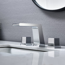 Load image into Gallery viewer, Widespread Faucet 2-Handle Bathroom Faucet with 3 Holes
