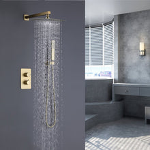 Load image into Gallery viewer, Full Thermostatic 2 Way Shower Sets 4 colors
