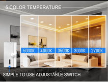 Load image into Gallery viewer, 4" Pot Lights LED with Night Light, Dimmable &amp; 5CCT IC Rated, 10W
