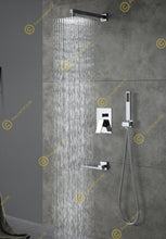 Load image into Gallery viewer, Rainfall 3 Way Shower Sets with Rough-in Valve
