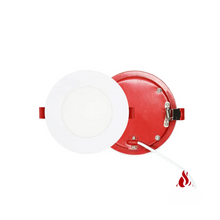 Load image into Gallery viewer, 4 Inch Fire Rated Pot Light 9 Watts 810 Lumens 2 Hour Fire Rating,5 CCT Selectable, Dimmable
