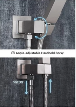 Load image into Gallery viewer, Rainfall Shower Systems with 6 Body Jets Wall Mounted
