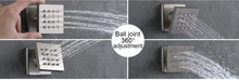 Load image into Gallery viewer, Rainfall Shower Systems with 6 Body Jets Ceiling Mounted
